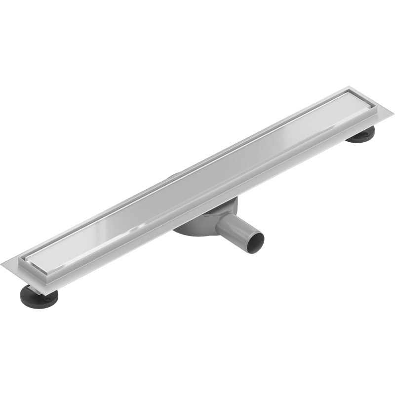 Mexen Flat 360° MGW rotacijski linearni odvod 60 cm, bijelo staklo - 1027060-40