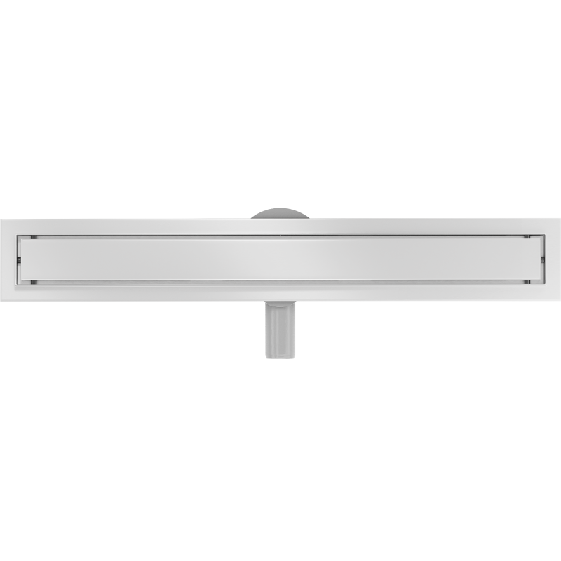 Mexen Flat 360° MGW drain linéaire pivotant 60 cm, verre blanc - 1027060-40