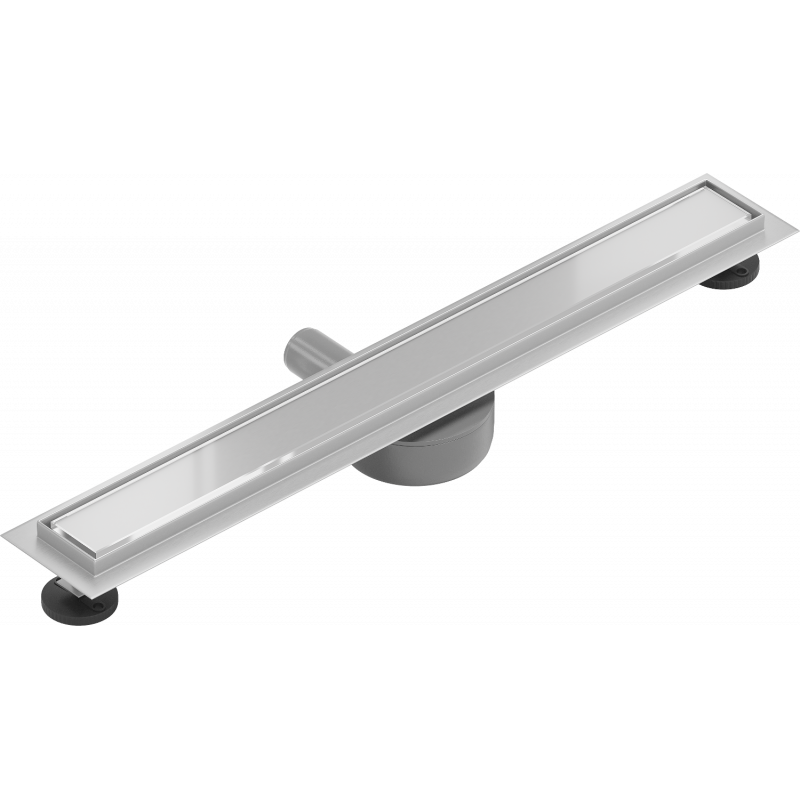 Mexen Flat 360° MGW roterende lijnafvoer 70 cm, wit glas - 1027070-40