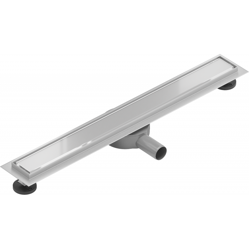 Mexen Flat 360° MGW Drehbarer Linearablauf 70 cm, weißes Glas - 1027070-40