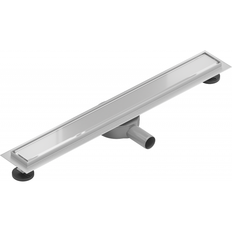 Mexen Flat 360° MGW odpływ liniowy obrotowy 70 cm, białe szkło - 1027070-40