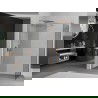 Mexen Kioto Walk-in-Duschwand 70 x 70 cm, transparent, gebürstetes Kupfer - 800-070-202-65-00-070