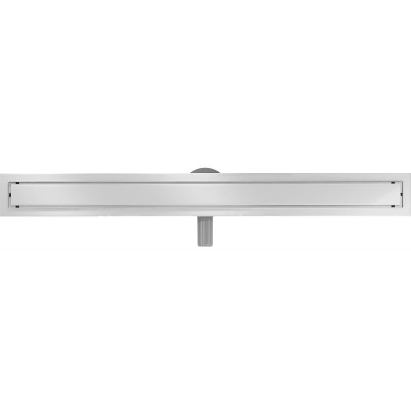 Mexen Flat 360° MGW odpływ liniowy obrotowy 90 cm, białe szkło - 1027090-40