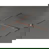 Mexen Kioto Walk-in Duschwand 85 x 80 cm, transparent, geb brushed Bronze - 800-085-202-65-00-080