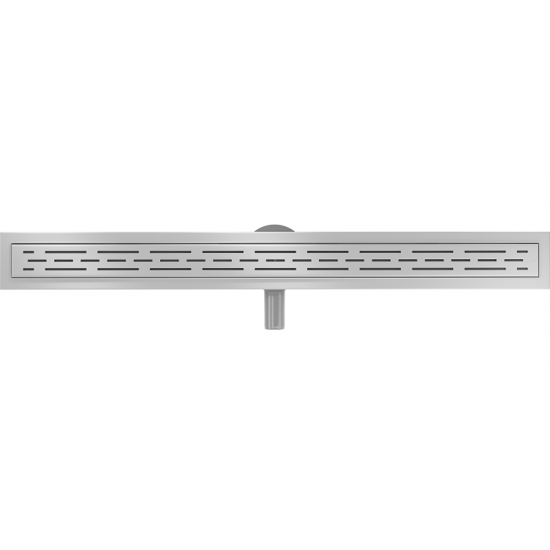 Mexen Flat 360° M01 roterbar linjärt avlopp 80 cm, inox - 1020080-40