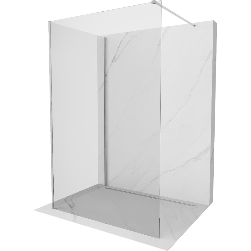 Mexen Kioto dušisein Walk-in 100 x 90 cm, läbipaistev, kroom - 800-100-212-01-00-090