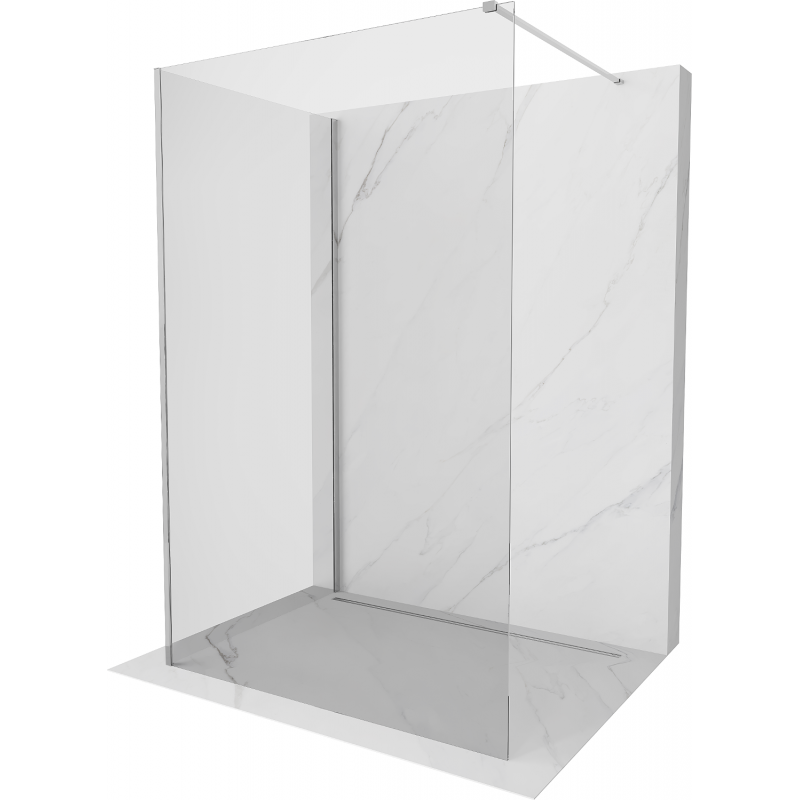Mexen Kioto ścianka prysznicowa Walk-in 110 x 90 cm, transparent, chrom - 800-110-212-01-00-090