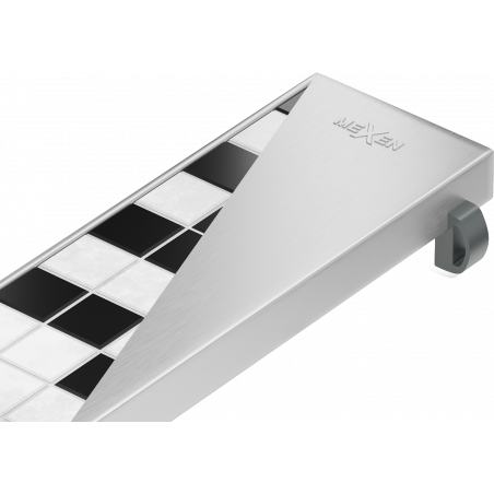 Mexen Flat M13 copertura 2 in 1 per scarico lineare 100 cm, inox - 1019100