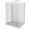Mexen Kioto staklena stijenka za tuš Walk-in 135 x 120 cm, prozirna, krom - 800-135-212-01-00-120