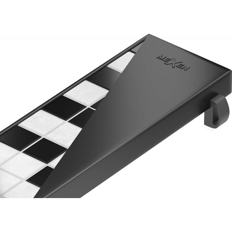 Mexen Flat M13 máscara 2 en 1 para desagüe lineal de 90 cm, negra - 1719090