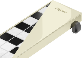 Mexen Flat M13 peitelevy 2-in-1 linjalattiakaivoon 80 cm, kulta - 1519080