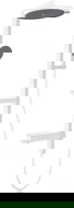 Mexen Dizzy wall-mounted shower set with rain shower and faucet, white - 78104-20