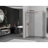 Mexen Kioto καμπίνα ντους Walk-in 115 x 80 cm, διάφανη, βουρτσισμένο χαλκό