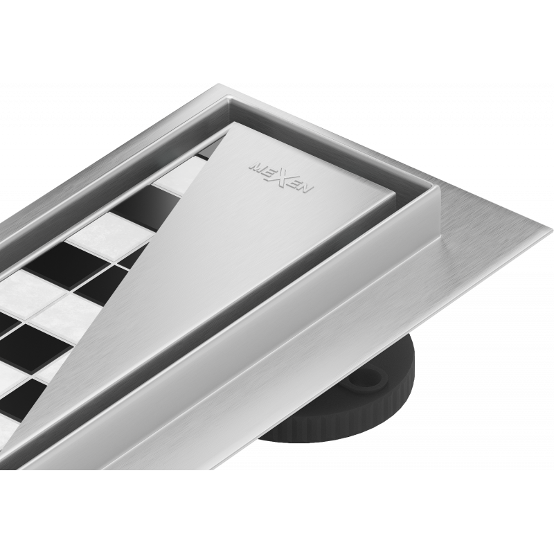 Mexen Flat M13 linjärt avlopp 2-i-1 180 cm, rostfritt stål - 1010180