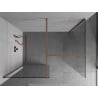 Mexen Kioto Tuš stijena Walk-in 140 x 95 cm, transparentna, brušena bakar - 800-140-202-65-00-095