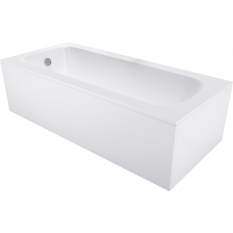 Mexen Vega bañera rectangular 160 x 70 cm con revestimiento, blanca - 55011607000X