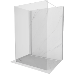 Mexen Kioto ścianka prysznicowa Walk-in 100 x 80 cm, transparent, biała - 800-100-212-20-00-080