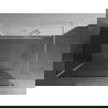 Mexen Kioto Duschwand Walk-in 140 x 80 cm, transparent, weiß - 800-140-212-20-00-080