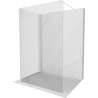 Mexen Kioto ścianka prysznicowa Walk-in 105 x 100 cm, transparent, biała - 800-105-212-20-00-100