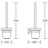 Mexen Rufo Toilettenbürste, Chrom - 7050950-00