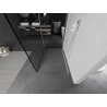 Mexen Kioto dušisein Walk-in 130 x 120 cm, must raam, valge - 800-130-212-20-70-120