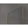Mexen Kioto Tuš stijena Walk-in 110 x 70 cm, prozirna, zlatna - 800-110-212-50-00-070