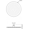 Mexen Kai DR70 ingebouwde bad-doucheset met 25 cm regendouche, chroom - 77602DR70251-00