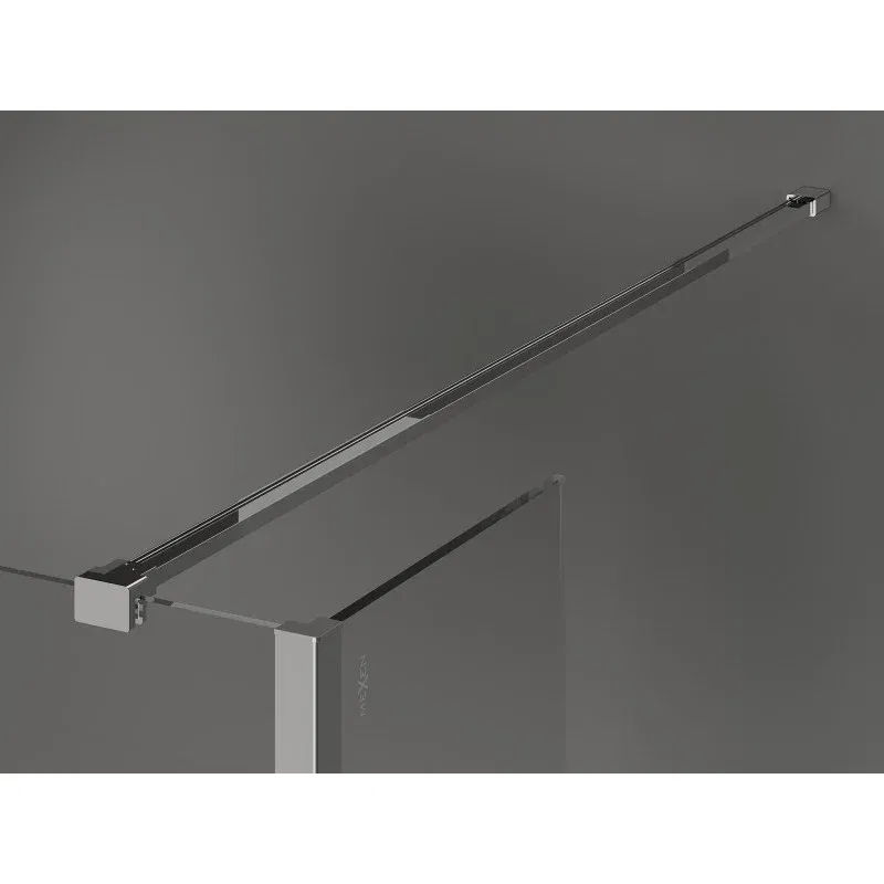 Mexen Kioto paroi de douche Walk-in 90 x 70 x 30 cm, transparent, chrome - 800-090-070-221-01-00-030