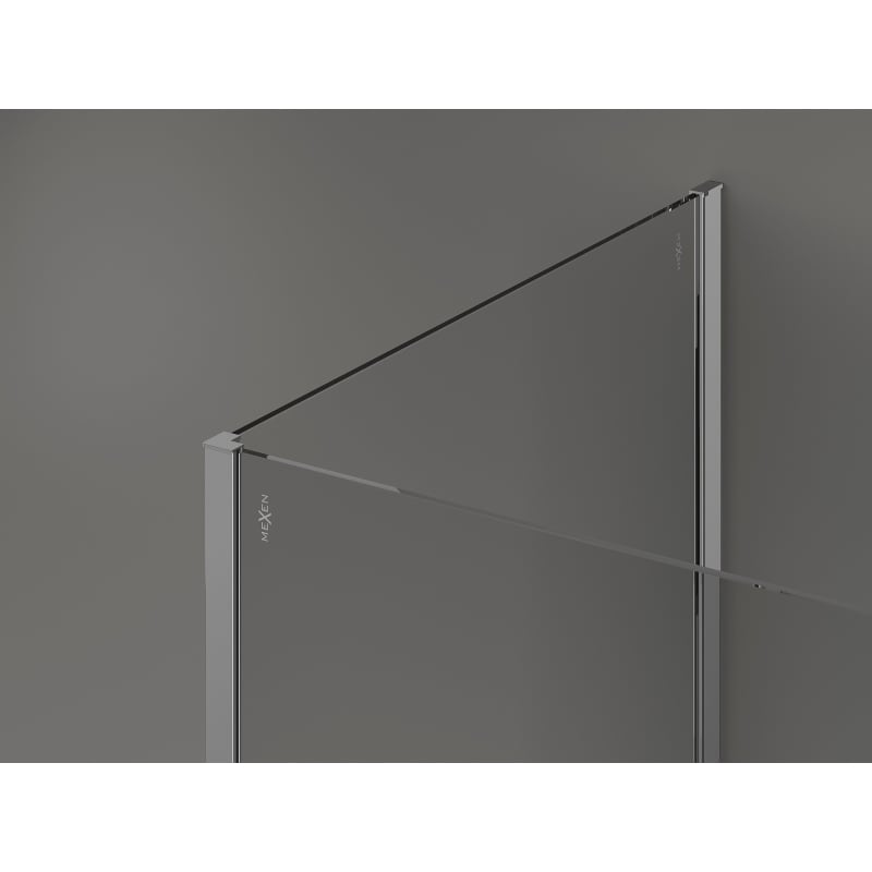 Mexen Kioto dušisein Walk-in 110 x 70 x 30 cm, läbipaistev, kroom - 800-110-070-221-01-00-030