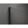 Mexen Kioto parete doccia Walk-in 170 x 200 cm, trasparente 8 mm, nero - 800-170-101-70-00