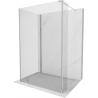 Mexen Kioto ścianka prysznicowa Walk-in 110 x 75 x 30 cm, transparent, chrom - 800-110-075-221-01-00-030