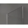 Mexen Kioto paroi de douche Walk-in 140 x 80 x 30 cm, transparent, chrome - 800-140-080-221-01-00-030
