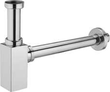 Mexen square semi-siphon for washbasin, chrome - 79960-00