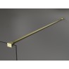 Mexen Kioto dušisein Walk-in 100 x 90 cm, must raam, kuldne harjatud - 800-100-212-55-70-090