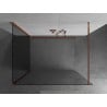 Mexen Kioto ścianka prysznicowa Walk-in 130 x 70 cm, transparent, różowe złoto - 800-130-212-60-00-070