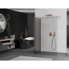 Mexen Kioto dušisein Walk-in 90 x 90 cm, läbipaistev, roosa kuld - 800-090-212-60-00-090