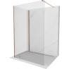 Mexen Kioto ścianka prysznicowa Walk-in 130 x 90 cm, transparent, różowe złoto - 800-130-212-60-00-090