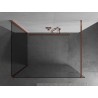 Mexen Kioto dušisein Walk-in 140 x 95 cm, läbipaistev, roosa kuld - 800-140-212-60-00-095