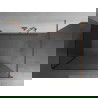 Mexen Kioto douchewand Walk-in 140 x 100 cm, transparant, roze goud - 800-140-212-60-00-100