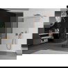 Mexen Kioto douchewand Walk-in 115 x 100 cm, transparant, roze goud - 800-115-212-60-00-100