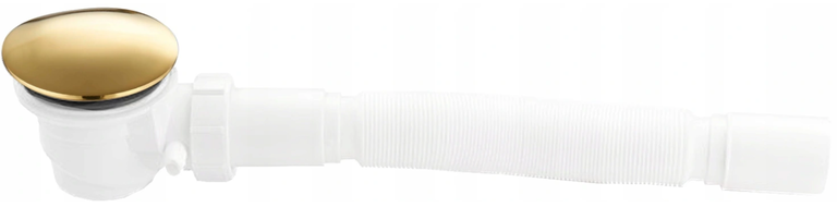 Mexen siphon pour receveur de douche avec décanteur, doré - 49000-50