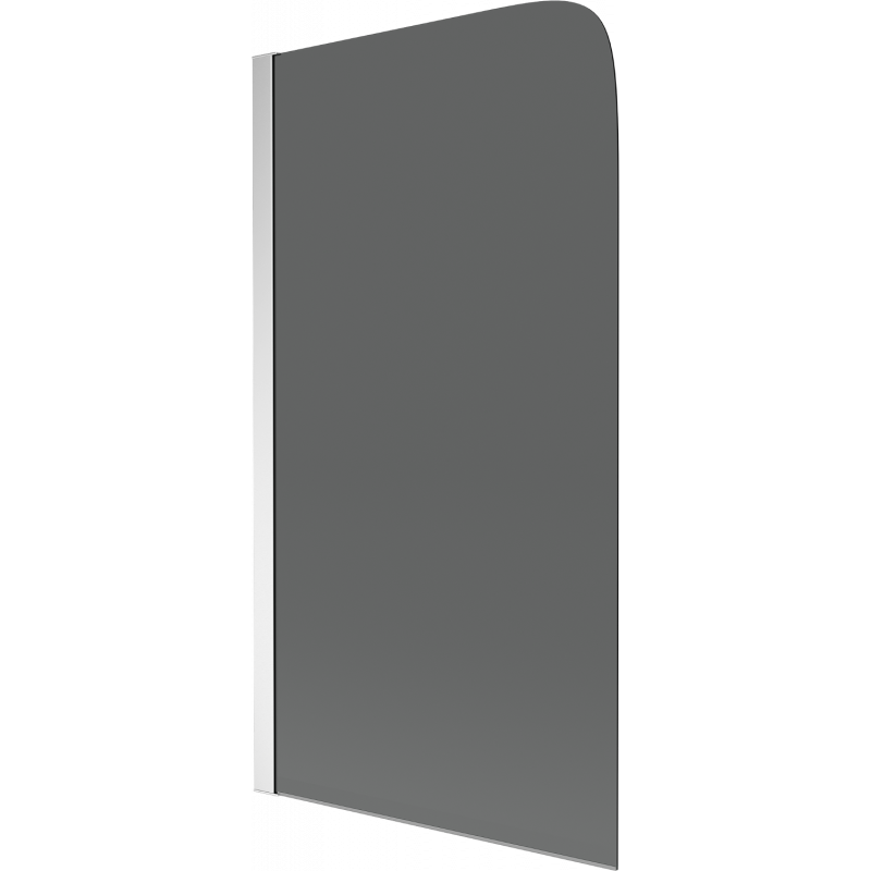 Mexen Felix 1-delige badwandscherm 70 x 140 cm, grafiet, chroom - 890-070-001-01-40