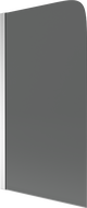 Mexen Felix paratia per vasca da bagno a 1 anta 70 x 140 cm, grafite, cromo - 890-070-001-01-40