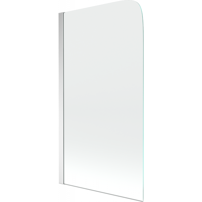 Mexen Felix resguardo de banho de 1 painel 80 x 140 cm, transparente, cromado - 890-080-001-01-00