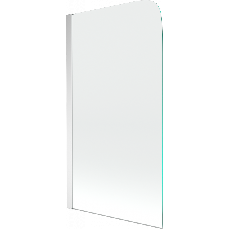 Mexen Felix painel de banho de 1 folha 75 x 140 cm, transparente, cromo - 890-075-001-01-00