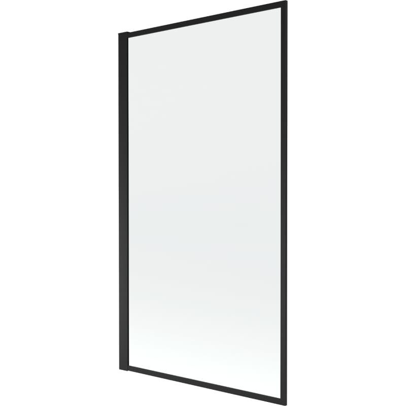 Mexen Alex jednokrilni zaslon za kadu 70 x 140 cm, crni okvir - 893-070-001-70-70