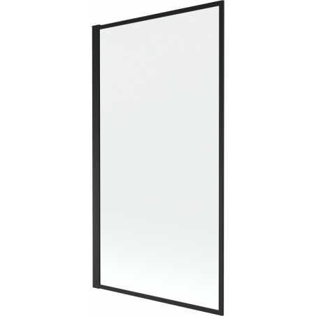 Mexen Alex badwand 1-delig 70 x 140 cm, zwart frame fix - 893-070-000-70-70