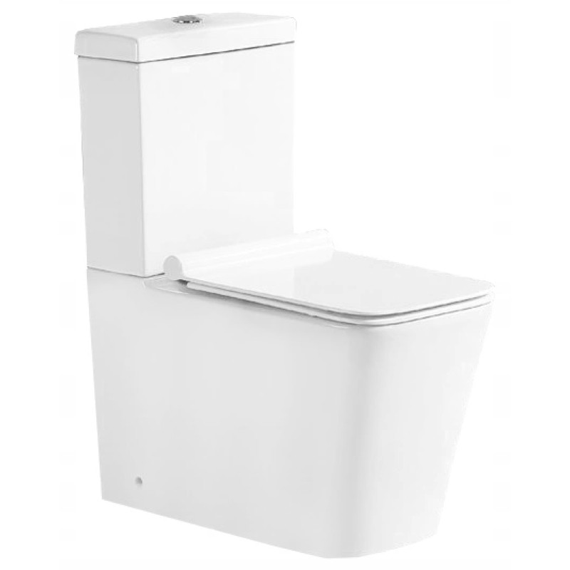 Mexen Cube compact toilet with soft-closing seat, white - 31014000