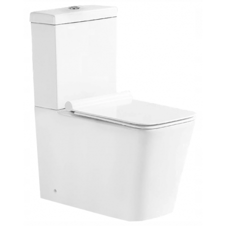 Mexen Cube compact toilet with soft-closing seat, white - 31014000