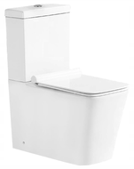 Mexen Cube wc compatto con sedile a chiusura rallentata, bianco - 31014000